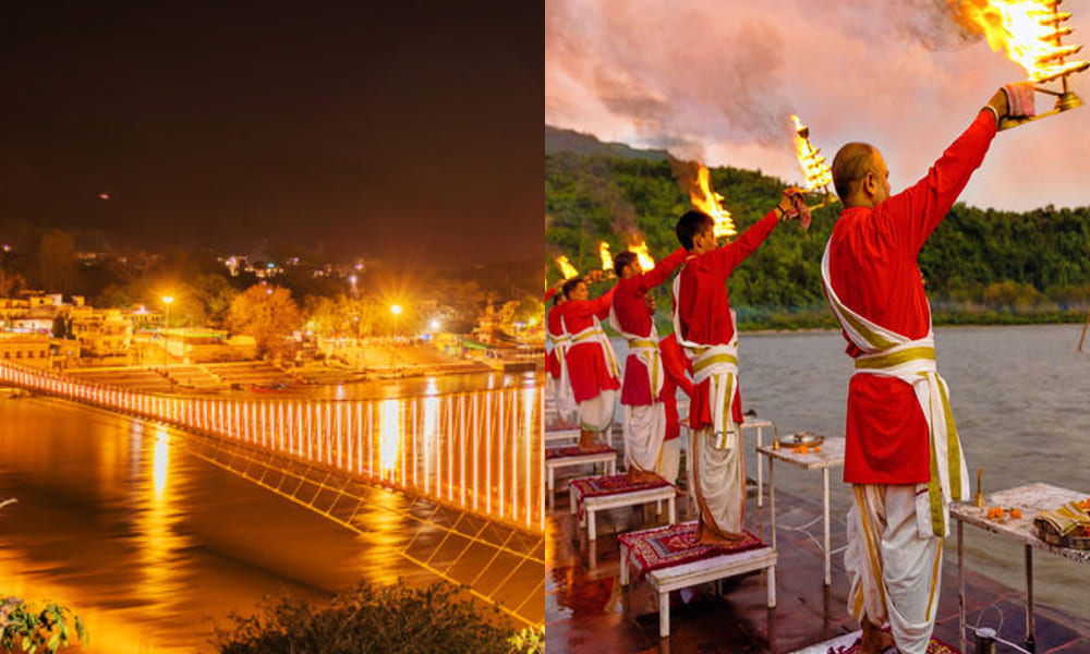 Ram Jhula (Ganga Aarti Parmarth Niketan) Ram Jhula (Ganga Aarti Parmarth Niketan)