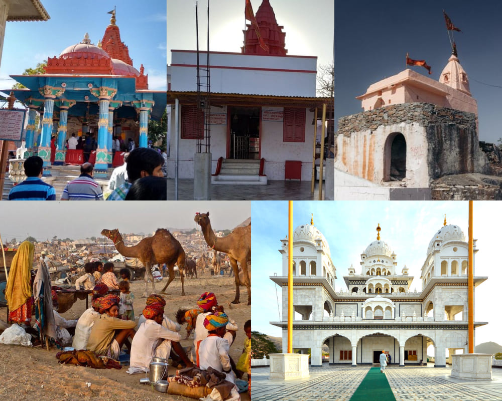 Day 9: Udaipur To Pushkar:- Brahma Temple, Savitri Devi Temple, Gayatri Devi Temple, Pushkar Fair Ground, Gurudwara