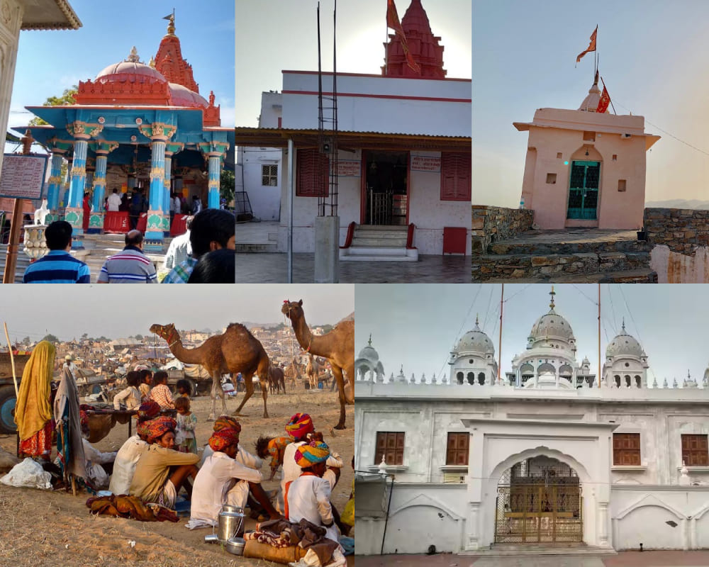 Day 8: Udaipur To Pushkar:- Brahma Temple, Savitri Devi Temple, Gayatri Devi Temple, Pushkar Fair Ground, Gurudwara. Day 8: Udaipur To Pushkar:- Brahma Temple, Savitri Devi Temple, Gayatri Devi Temple, Pushkar Fair Ground, Gurudwara.