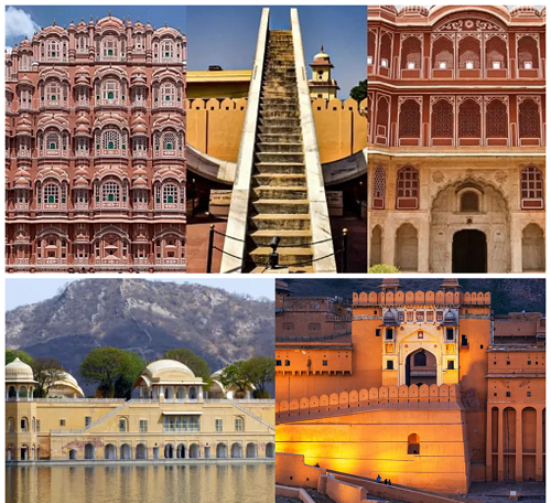 Day 4: Jaipur Sightseens Hawa Mahal, Jantar Mantar, City Palace, Jal Mahal, Amber fort Day 4: Jaipur Sightseens Hawa Mahal, Jantar Mantar, City Palace, Jal Mahal, Amber fort