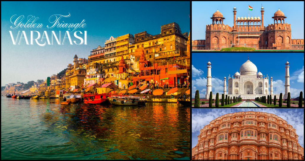 Explore the Golden Triangle Tour Package with Varanasi With Private Driver With Car